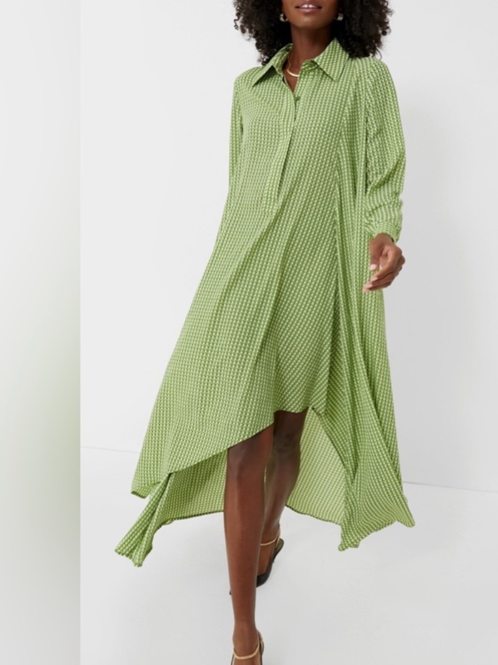Tuckernuck Verdant Basketweave Geo Lucille
Dress Medium EUC